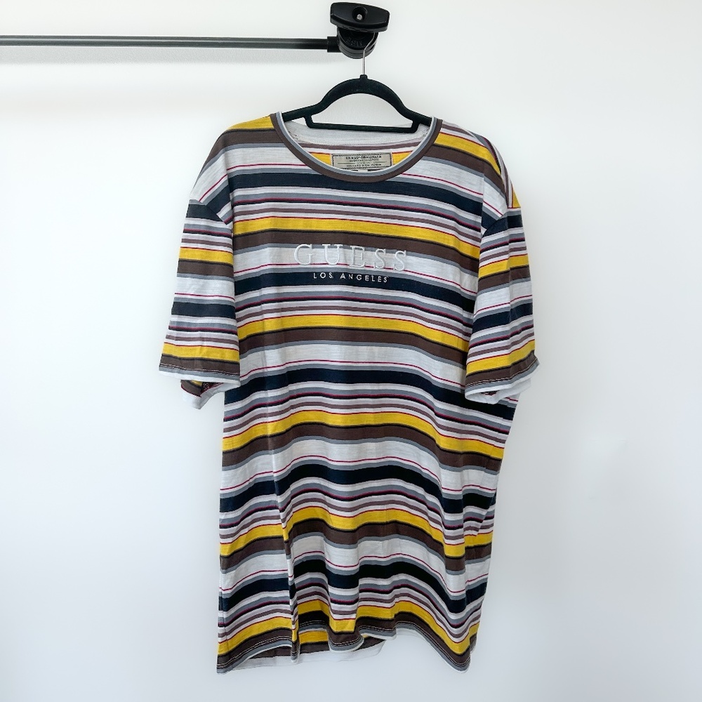 GUESS ORIGINALS STRIPED T-SHIRT